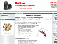 Tablet Screenshot of dba-group.com